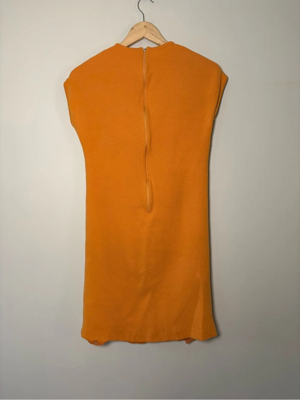 Vintage 2-Piece Knit Dress & Long Jacket Set | Burnt Orange | Approx. Sz 10